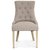 Tuva stol - Beige med antikbehandlade ben