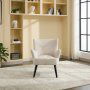 Fauteuil Marie - Cr�me boucl�e