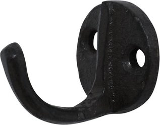 Gjutjrn kldkrok 3 cm - Svart