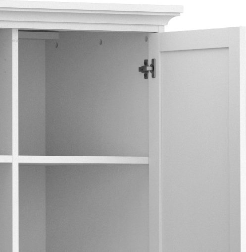 Armoire Paris à 2 portes - Blanc Armoire Paris à 2 portes - Blanc
