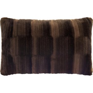 Coussin dcoratif Browny 40 x 60 cm - Chocolat