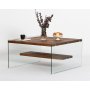 Aqua salontafel 75 x 75 cm - Beige