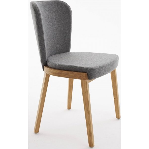 Chaise de salle  manger Lava - Couleur optionnelle du cadre et du rembourrage