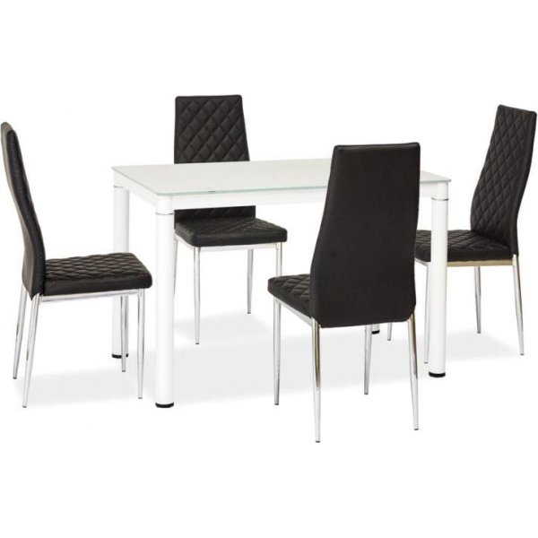 Table à manger Bartlett 100 cm - Blanc Table à manger Bartlett 100 cm - Blanc