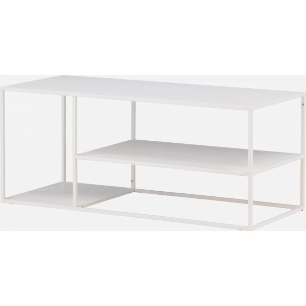 Träne soffbord 120 x 50 cm - Vit Träne soffbord 120 x 50 cm - Vit