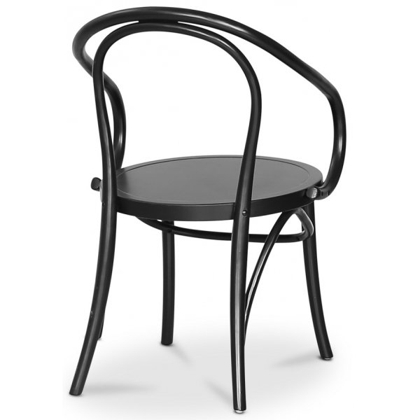 Danderyd No.30 svart karmstol i böjträ Danderyd No.30 svart karmstol i böjträ