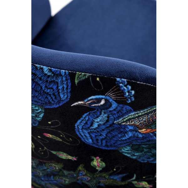 Chaise de salle à manger Endo - Bleu foncé Chaise de salle à manger Endo - Bleu foncé