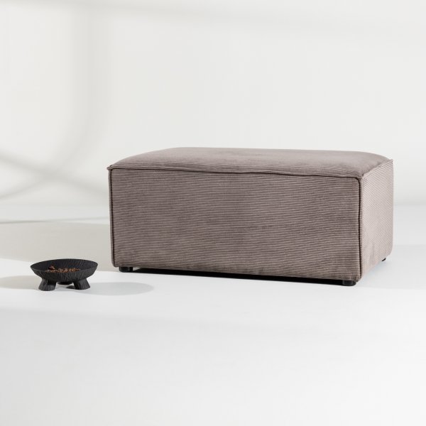 Gillholmen sittpuff - Brun manchester Gillholmen sittpuff - Brun manchester