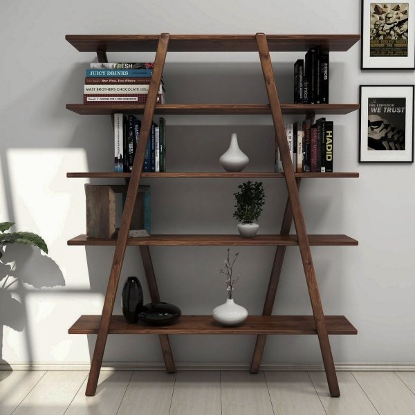 Bibliothèque Perla - Noyer Bibliothèque Perla - Noyer