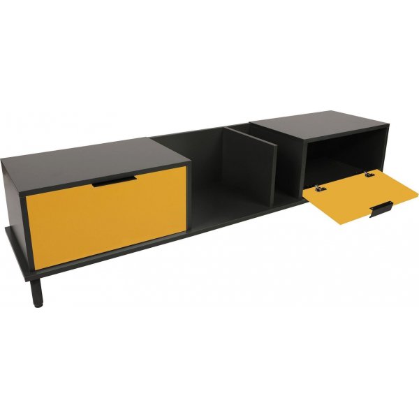 Ibiza TV-b�nk - Gul/antracit