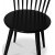 Groupe de salle  manger Sintorp, table  manger ronde 115 cm avec 4 chaises cantilever noires Castor - Marbre blanc (Stratifi