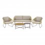 Novella loungegrupp - Beige/Sand