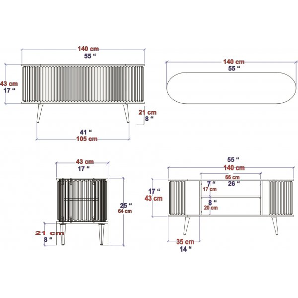 Banc multimédia Stormy - Noir/anthracite Banc multimédia Stormy - Noir/anthracite