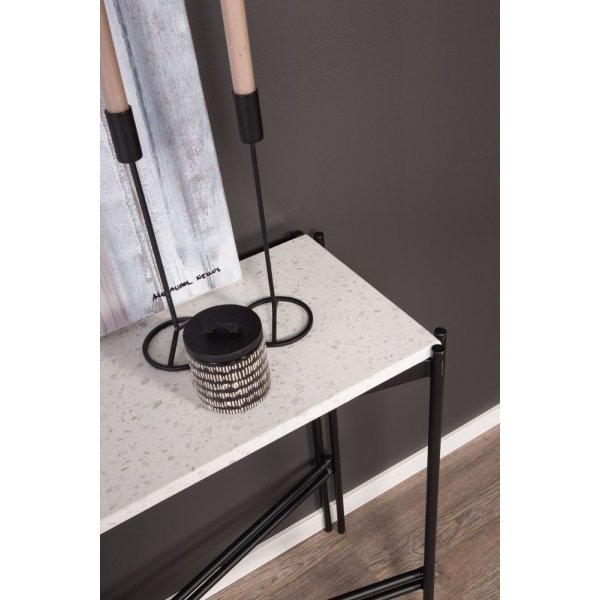 Table relief Fresca 110 x 30 cm - Terrazzo noir/blanc Table relief Fresca 110 x 30 cm - Terrazzo noir/blanc