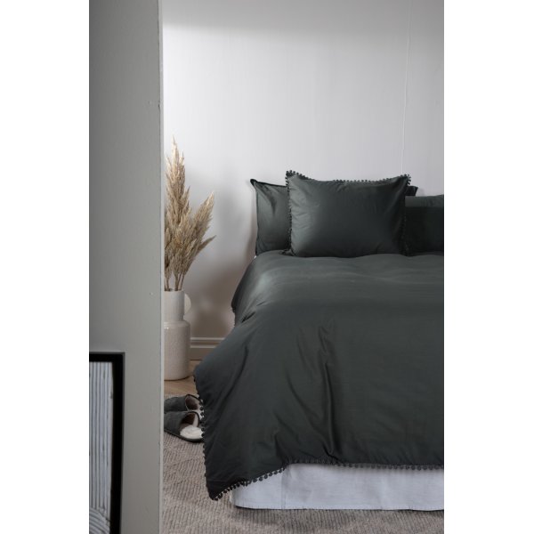 Parure de lit Morten 150x200 cm - Anthracite Parure de lit Morten 150x200 cm - Anthracite