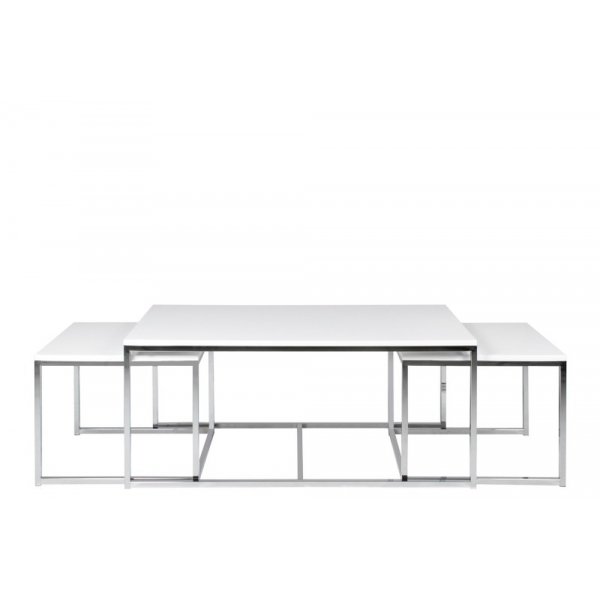 Boise satsbord - 3 bord - Vit