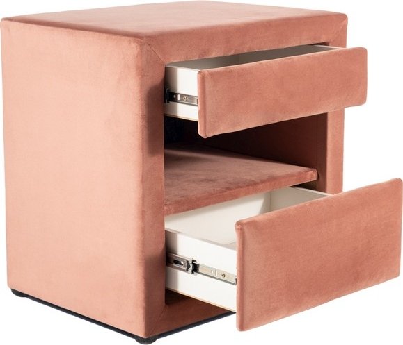 Eton 3 nachtkastjes - Roze fluweel