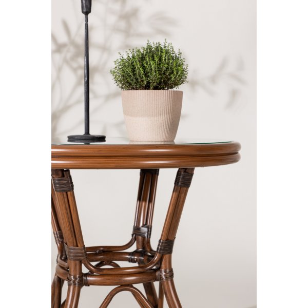 Table basse Sagres Ø60 cm - Marron Table basse Sagres Ø60 cm - Marron