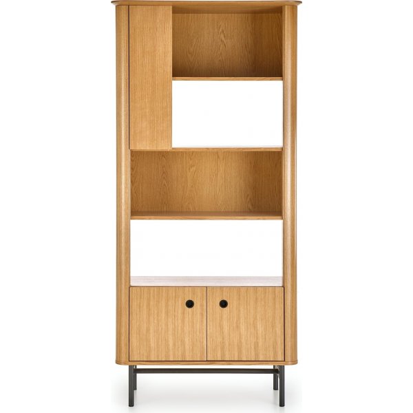 Giga bokhylla 97 cm - Ek/svart Giga bokhylla 97 cm - Ek/svart