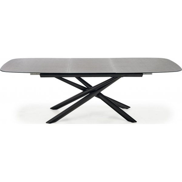 Table à manger Sparrow 180-240 x 95 cm - Gris/noir Table à manger Sparrow 180-240 x 95 cm - Gris/noir