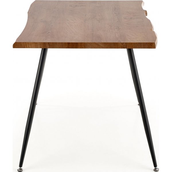 Table  manger Farside 120 cm - Chne/noir