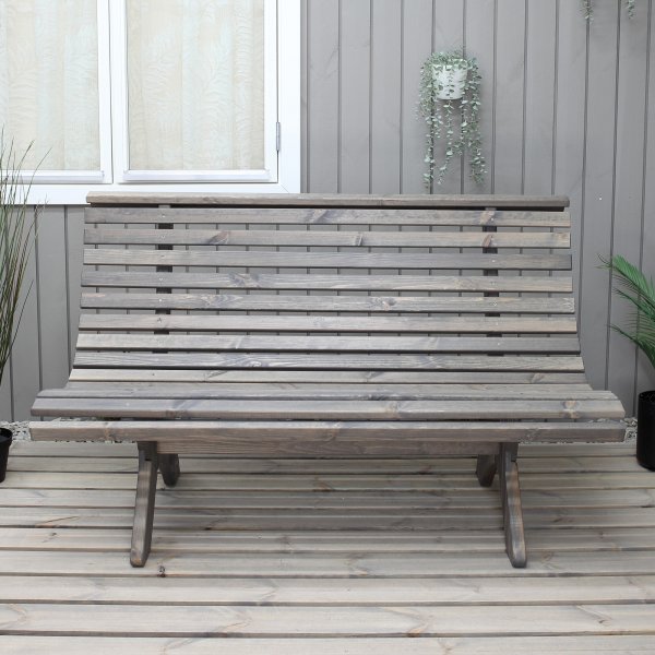 Lillesand sittbänk - Grå Lillesand sittbänk - Grå