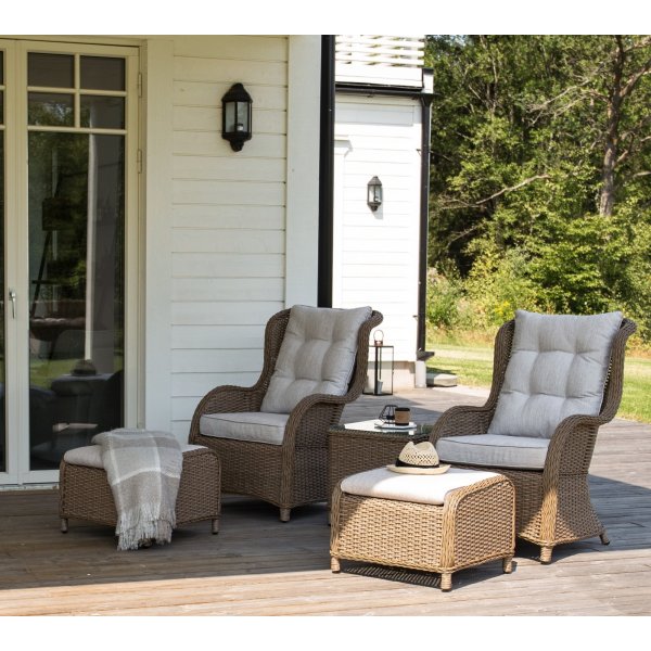 Vikelund loungegrupp - Rotting/sand Vikelund loungegrupp - Rotting/sand