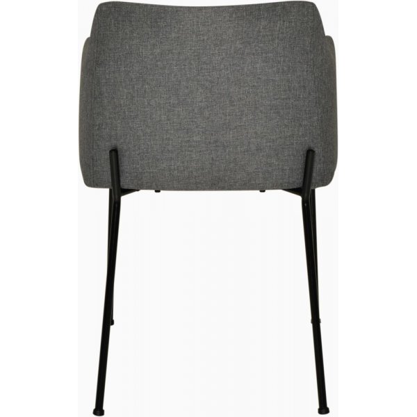 Faron karmstol - Gr/svart