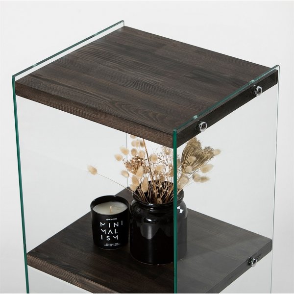 Aqua hög bokhylla - Antracit Aqua hög bokhylla - Antracit