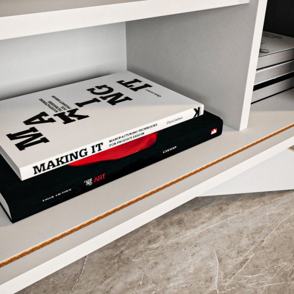 Buffet Stormy - Blanc/anthracite Buffet Stormy - Blanc/anthracite