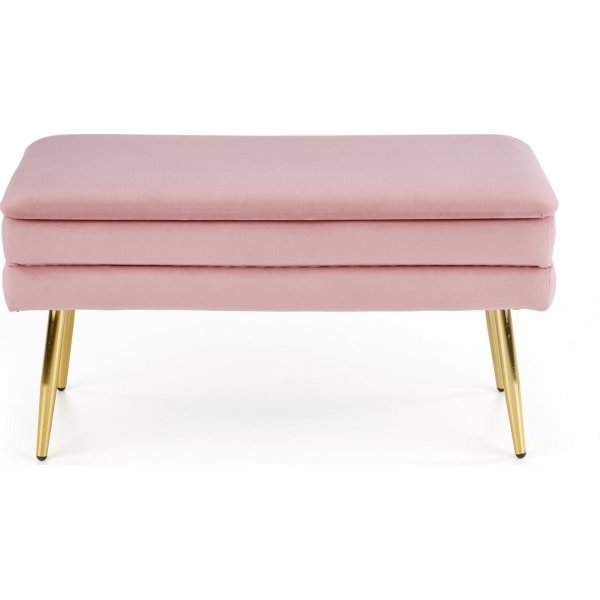 Darnell sittbnk - Rosa/guld