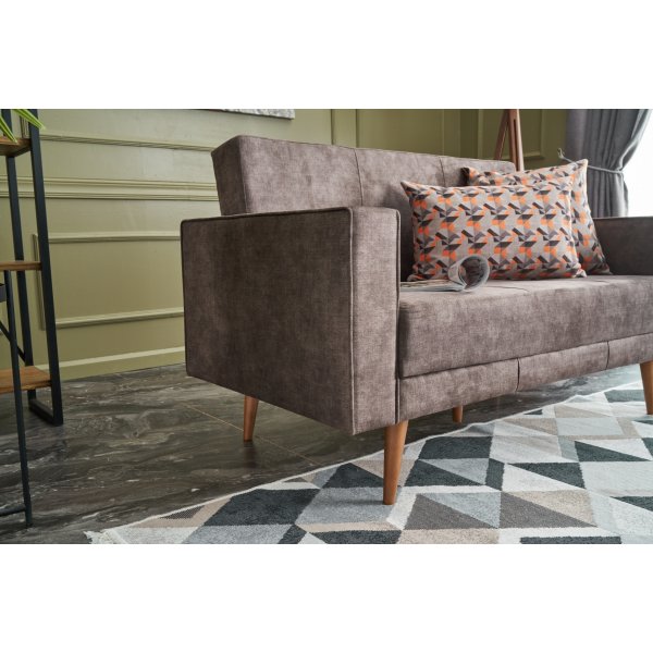 Dublin 2-sits b�ddsoffa - Brun