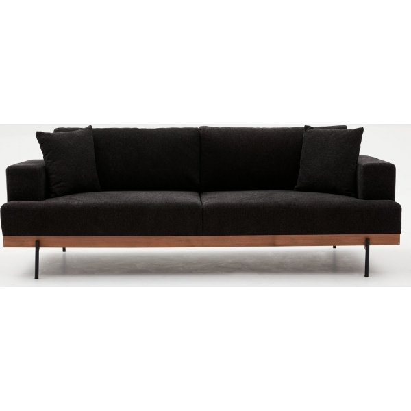 Liva 3-sits soffa - Antracit/koppar