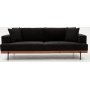 Liva 3-sits soffa - Antracit/koppar