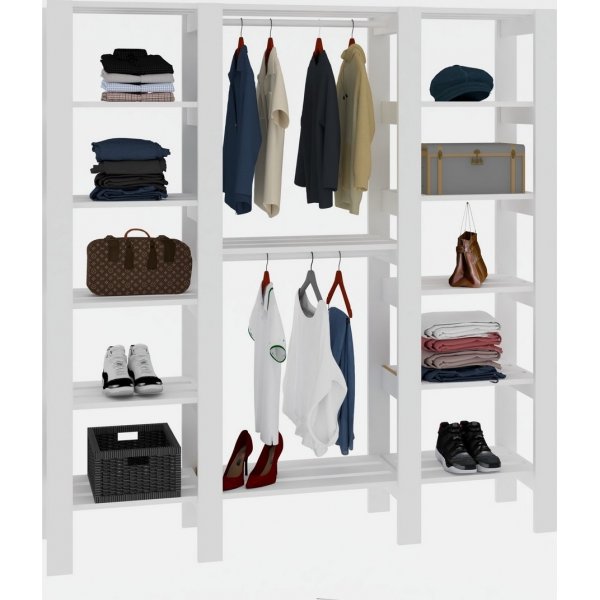 City garderob - Vit