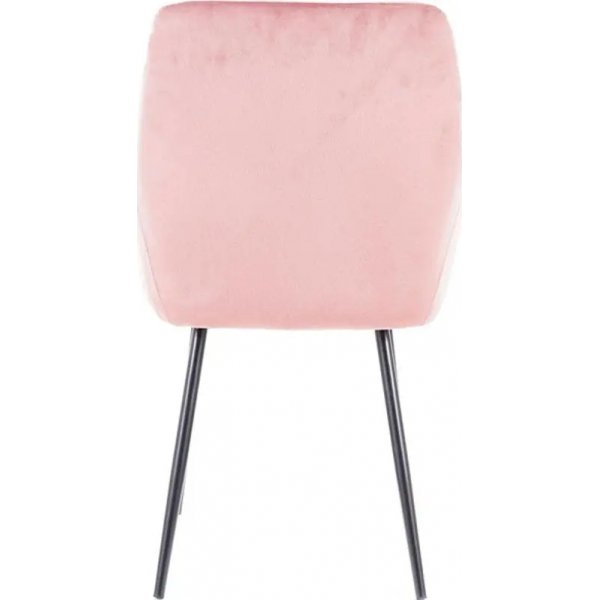 Albi matstol - Rosa sammet