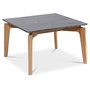 Accent soffbord 75 - Gr marmor / ek