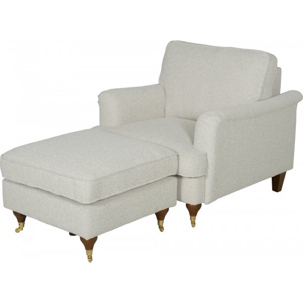 Fauteuil Howard en bouclé - Watford Deluxe Fauteuil Howard en bouclé - Watford Deluxe