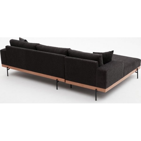 Liva divansoffa vänster - Antracit/koppar Liva divansoffa vänster - Antracit/koppar
