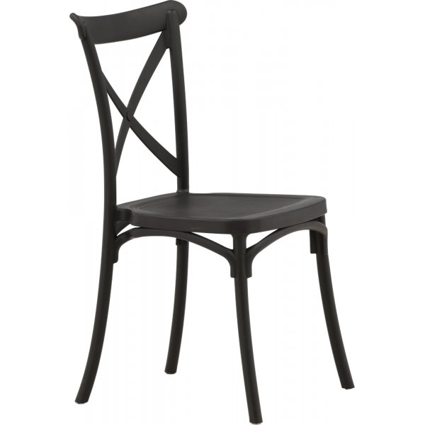 Chaise de salle à manger Crosett - Noir Chaise de salle à manger Crosett - Noir