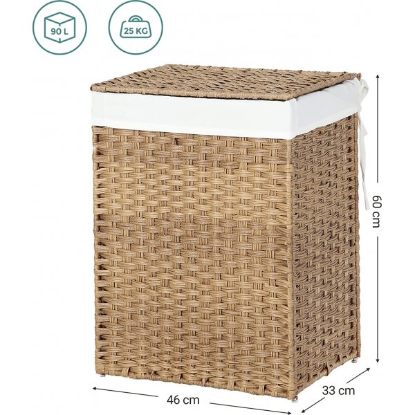 Angelika tvättkorg 90 l - Rotting Angelika tvättkorg 90 l - Rotting