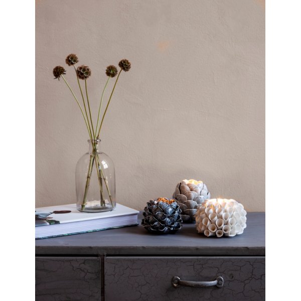 Shelly kaarslantaarn - Beige