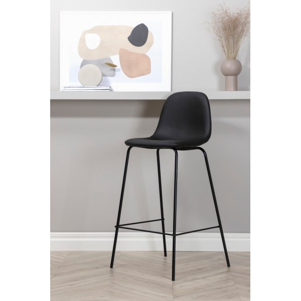 Tabouret de bar Bridge - PU noir Tabouret de bar Bridge - PU noir