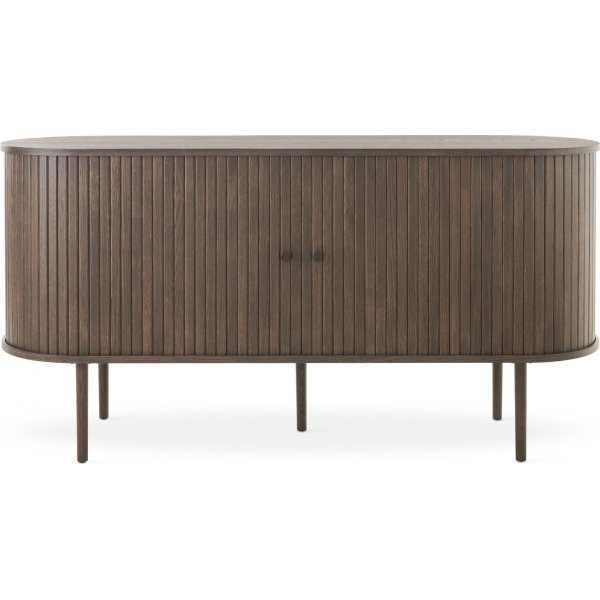 Buffet Slide 150 cm - Chêne laqué marron Buffet Slide 150 cm - Chêne laqué marron