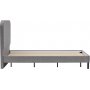 Lit simple Lody 90 x 200 cm - Gris