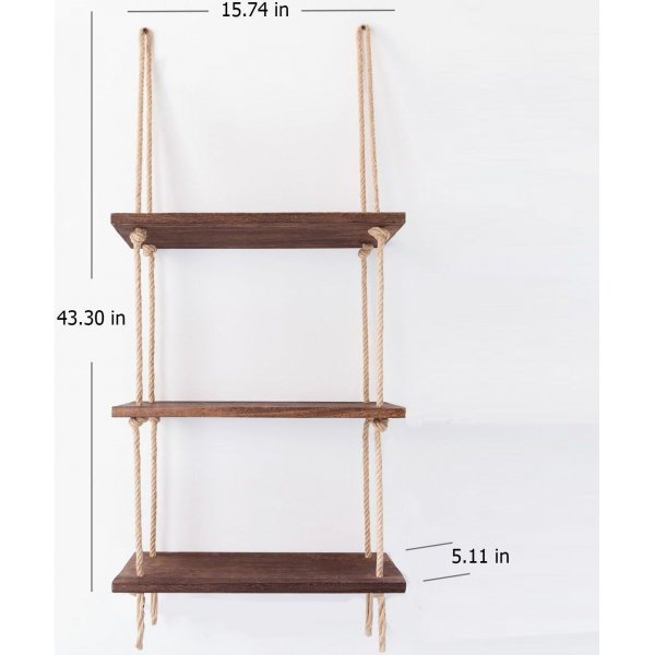 Abstracte wandplank 41 - Walnoot Abstracte wandplank 41 - Walnoot