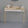 Exen avlastningsbord 100 x 30 cm - Vit/ek