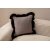 Housse de coussin Luciole 43 x 43 cm - Noir/beige