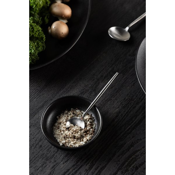 Wabi sabi sauskom 10 cm - Zwart