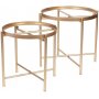 Satsbord Harper 56/48 cm - Guld/gr